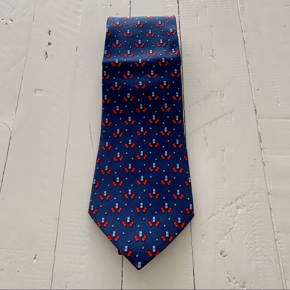 Salvatore Ferragamo silk tie, made in Italy